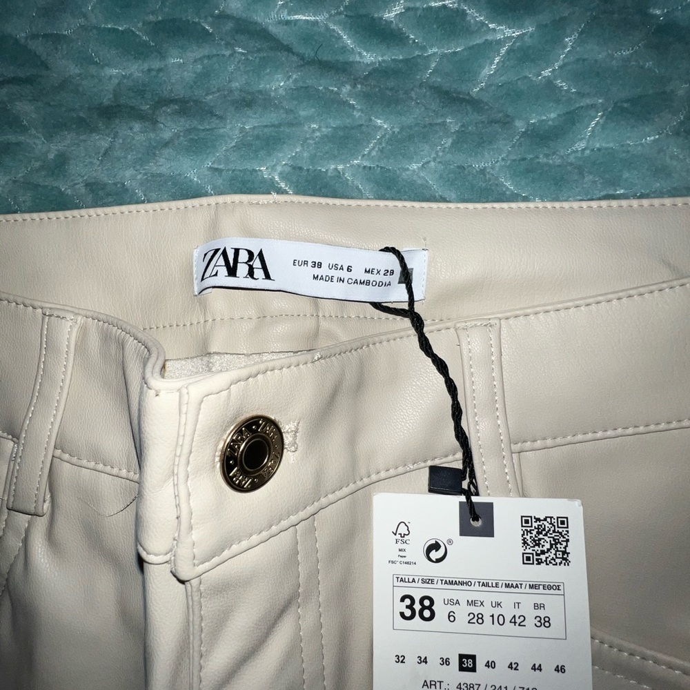 Zara Off-White Trousers - Picture 4 of 4